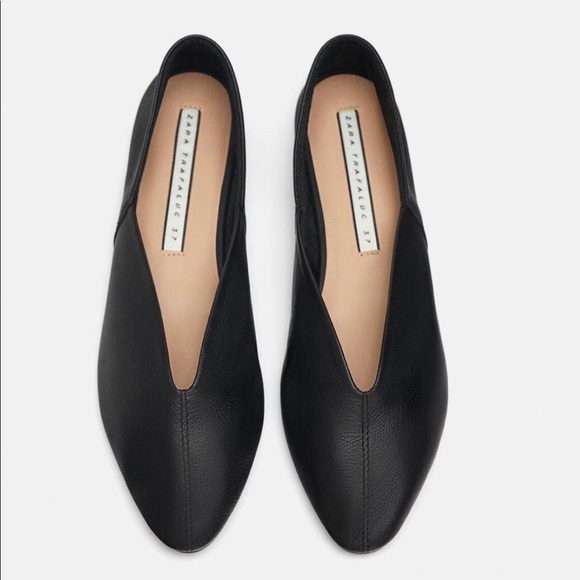 New Zara leather flats - Picture 2 of 6